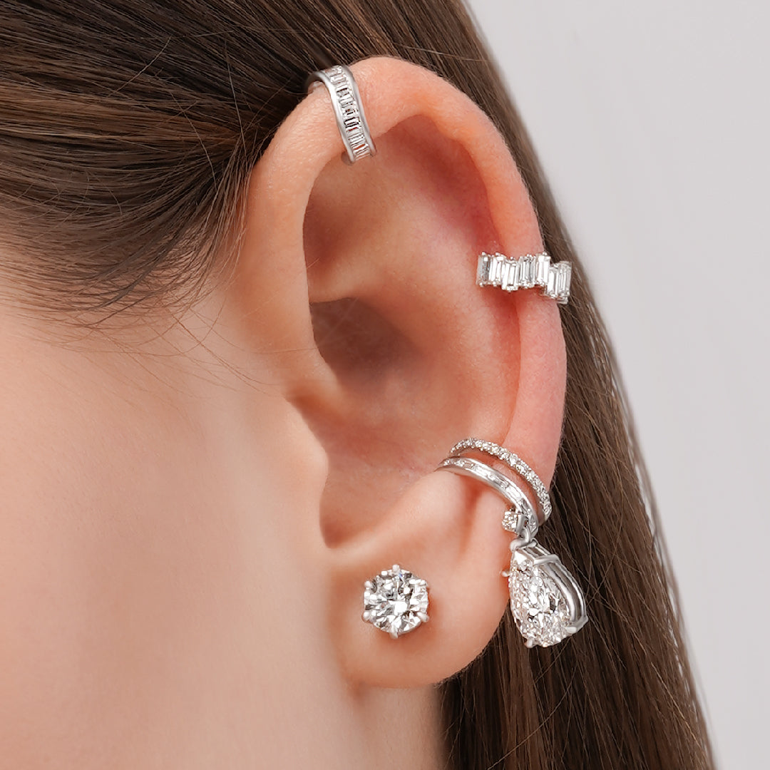 Tren Berlian Ear Cuff Kembali! Bikin Gaya Kamu Makin Edgy & Chic