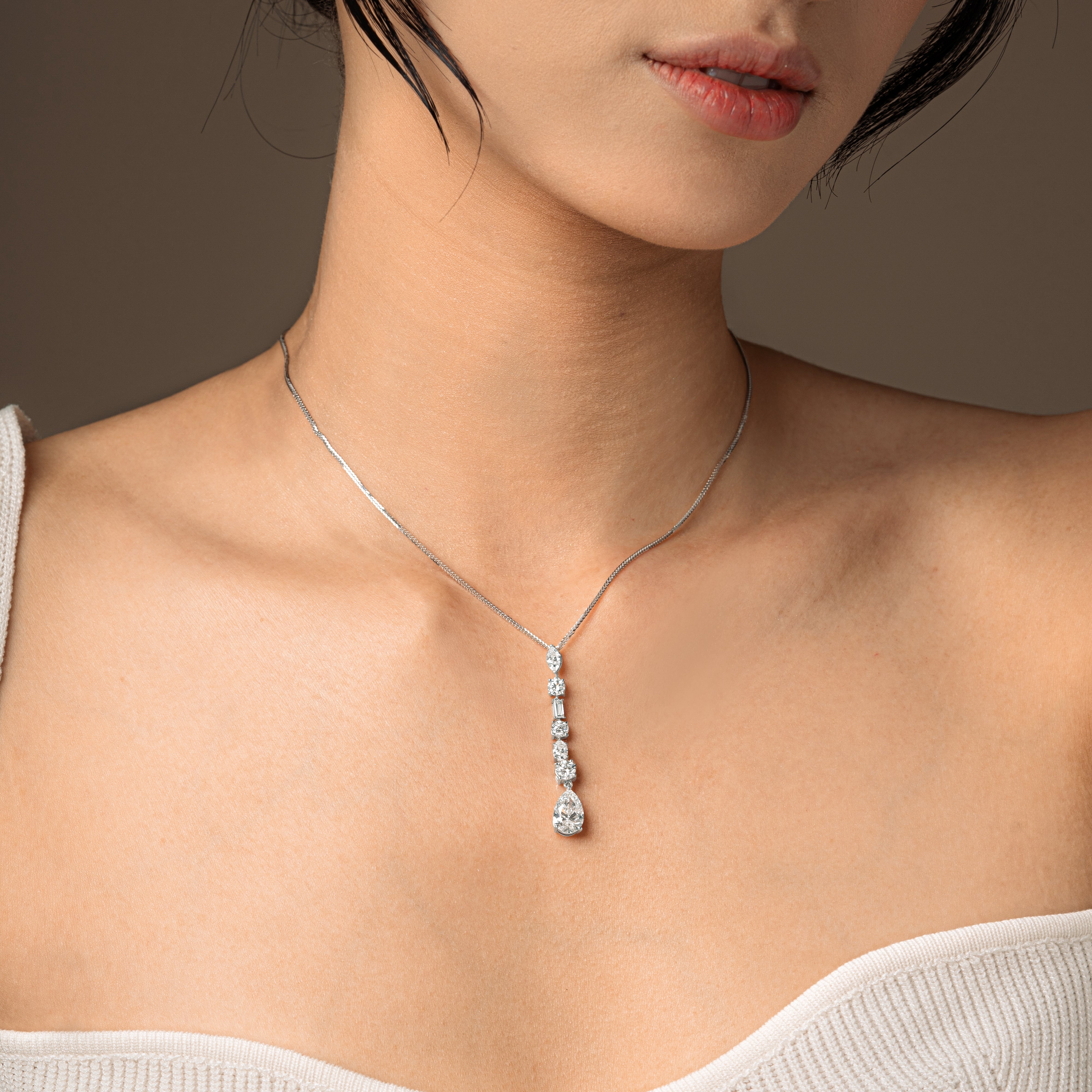 Make your gift memorable with our Lab Grown Diamonds and 18K White or Rose Gold.