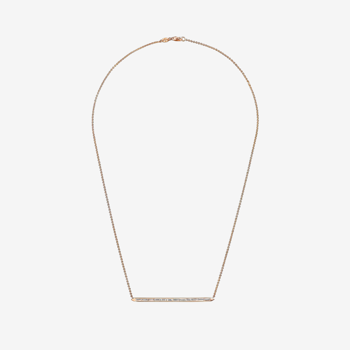 Baguette Diamond Row Bar Sol et Terre