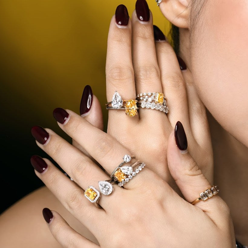 Model Cincin Tunangan Solis: Perpaduan Elegansi dan Warna Eksotis