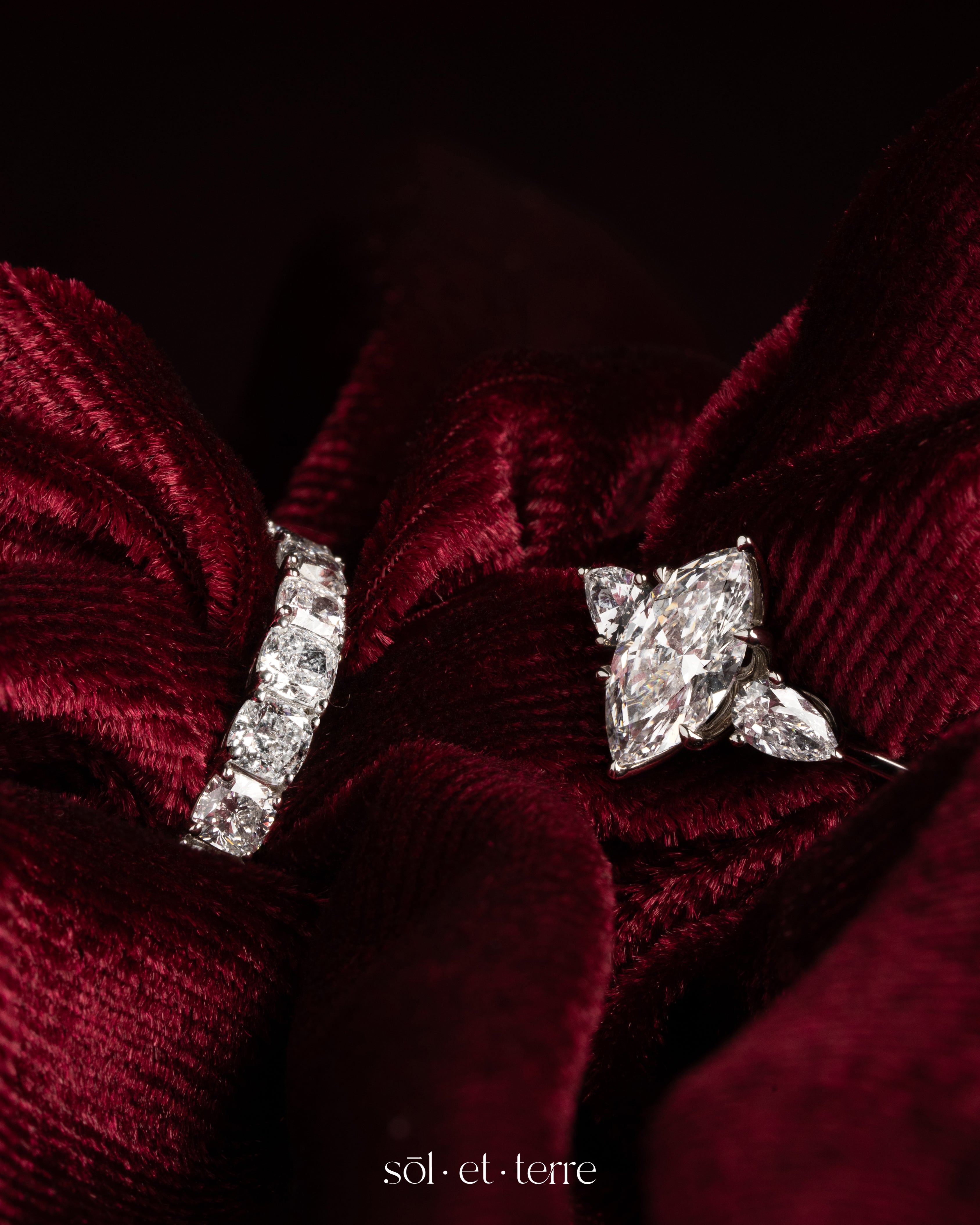 Solitaire Diamond Rings by Sol et Terre