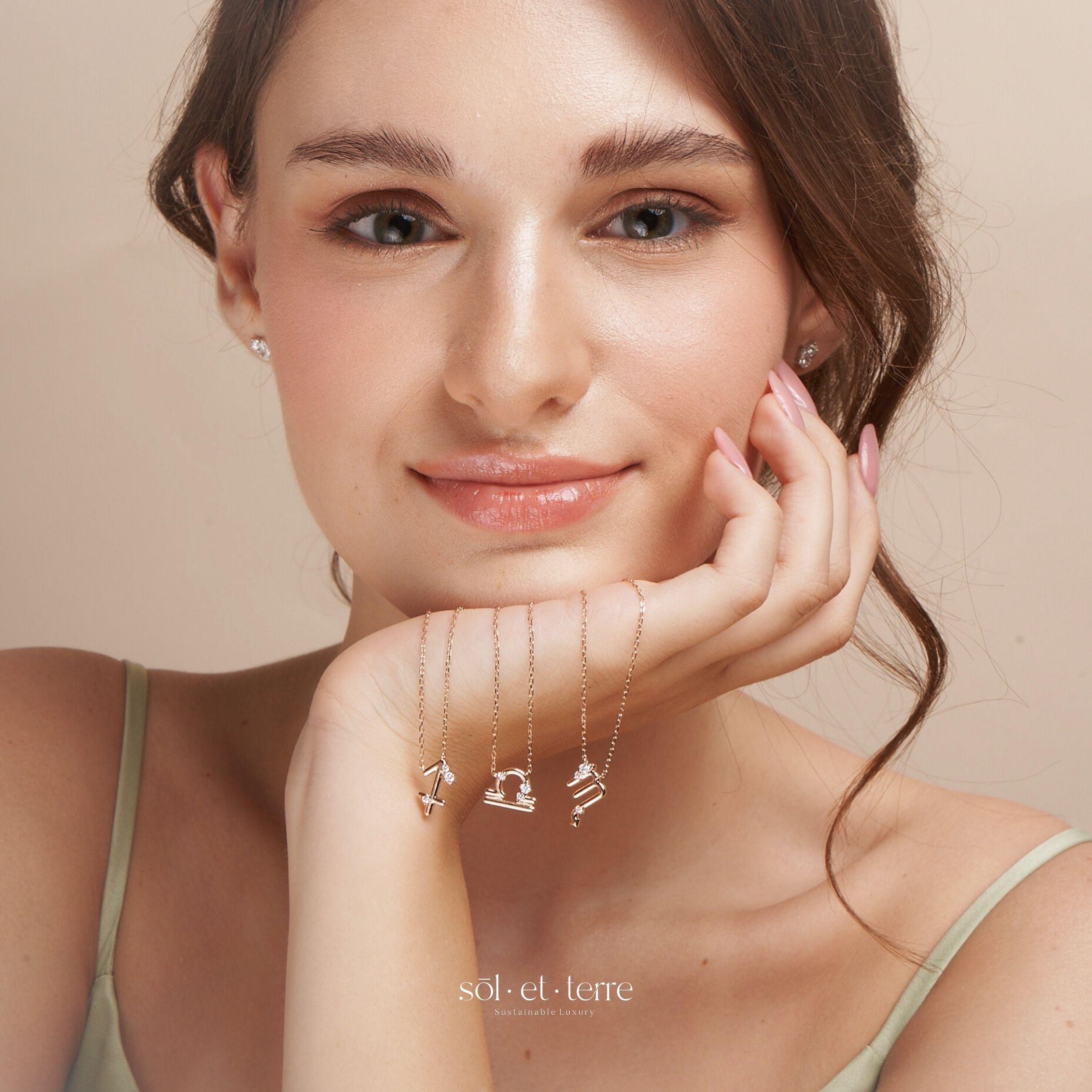 Explore Sol et Terre full range of Zodiac Signs pendants and Discover your inner goddess self that shines beyond words.