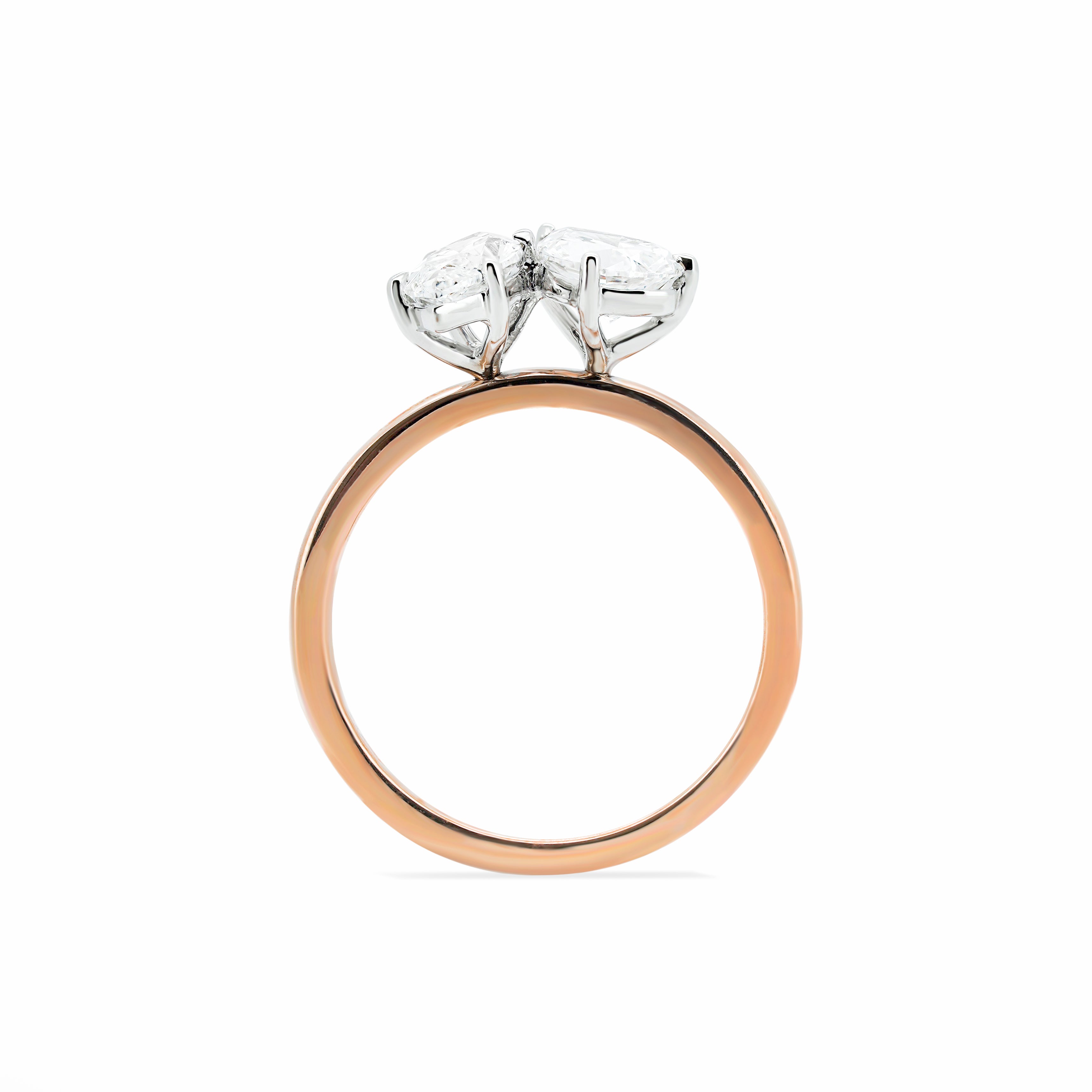Pear and Marquise Toi et Moi Diamond Ring | Sol et Terre