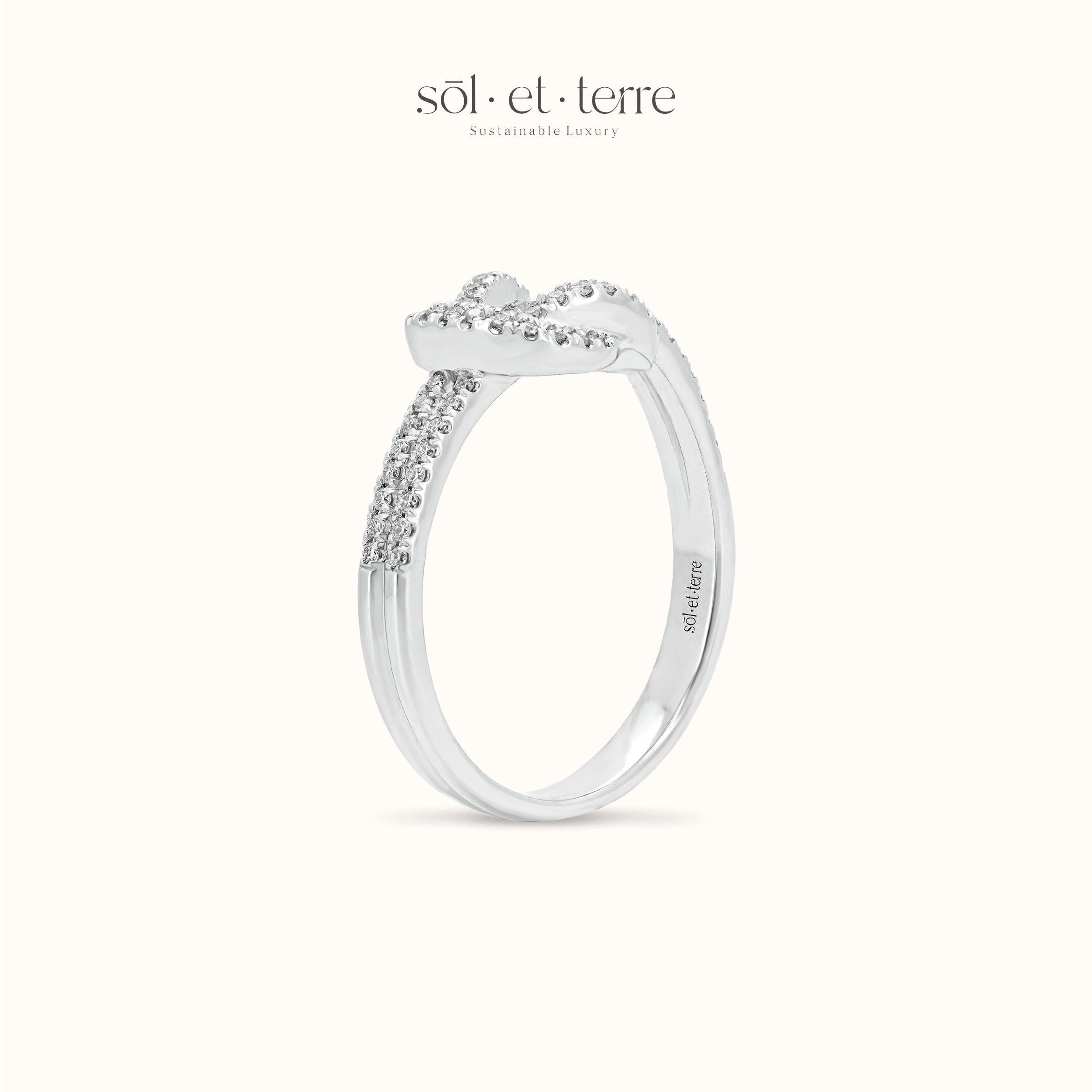 Tied Diamond Rings | Sol et Terre