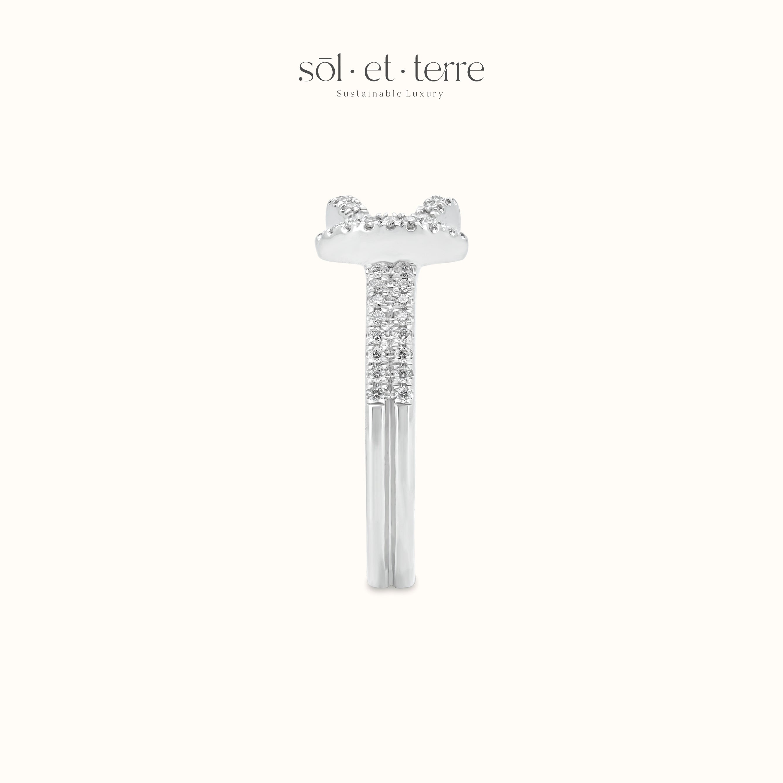 Tied Diamond Rings | Sol et Terre