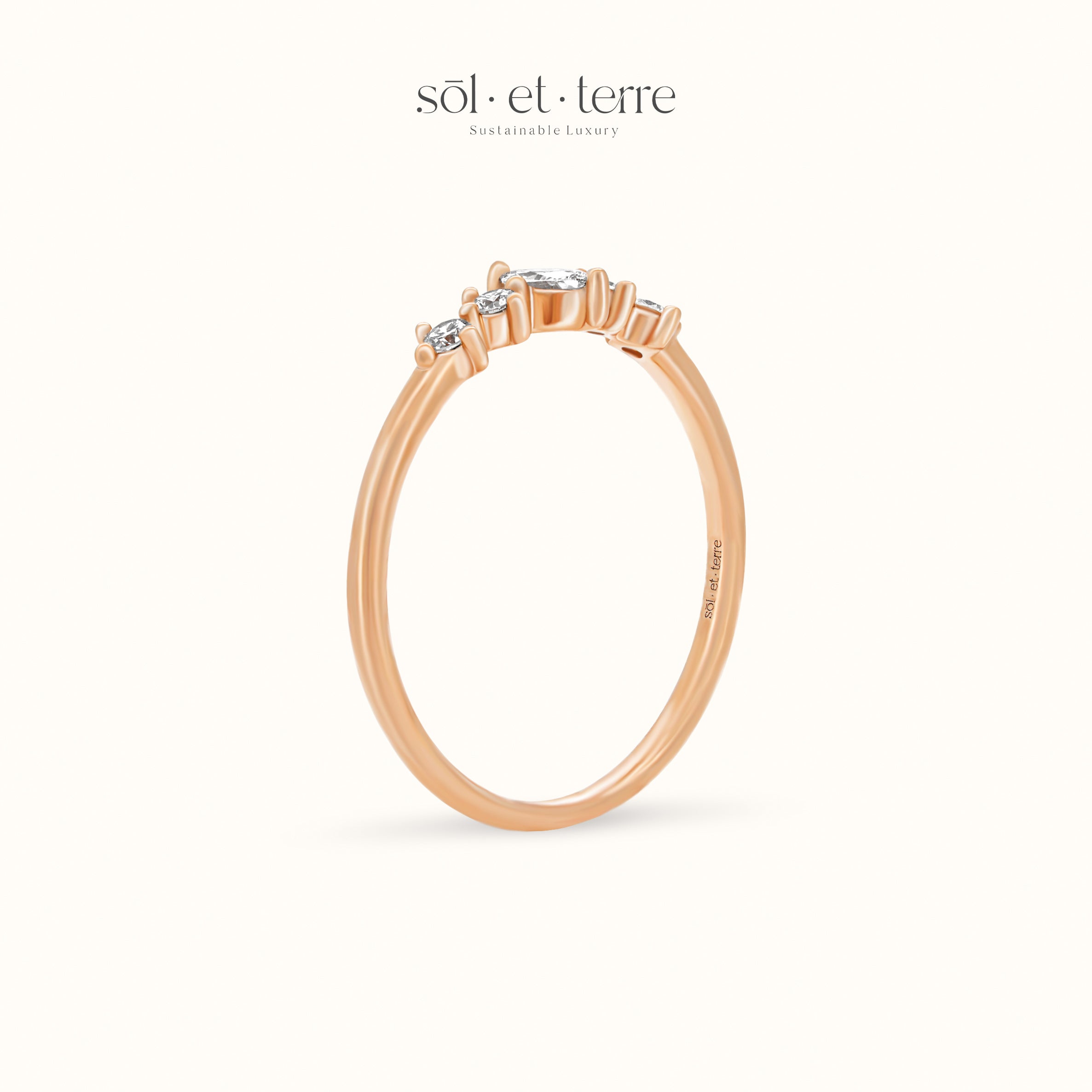 Petite Marquise Dotted Band | Sol et Terre