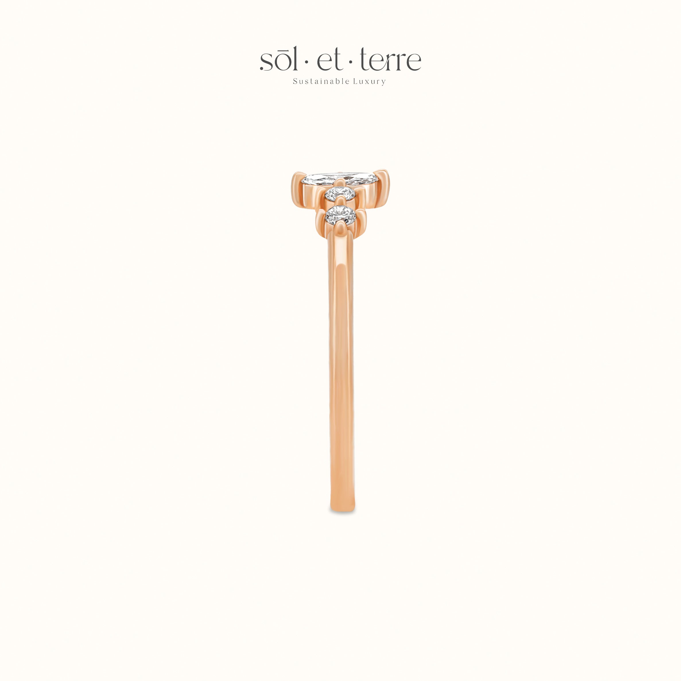 Petite Marquise Dotted Band | Sol et Terre