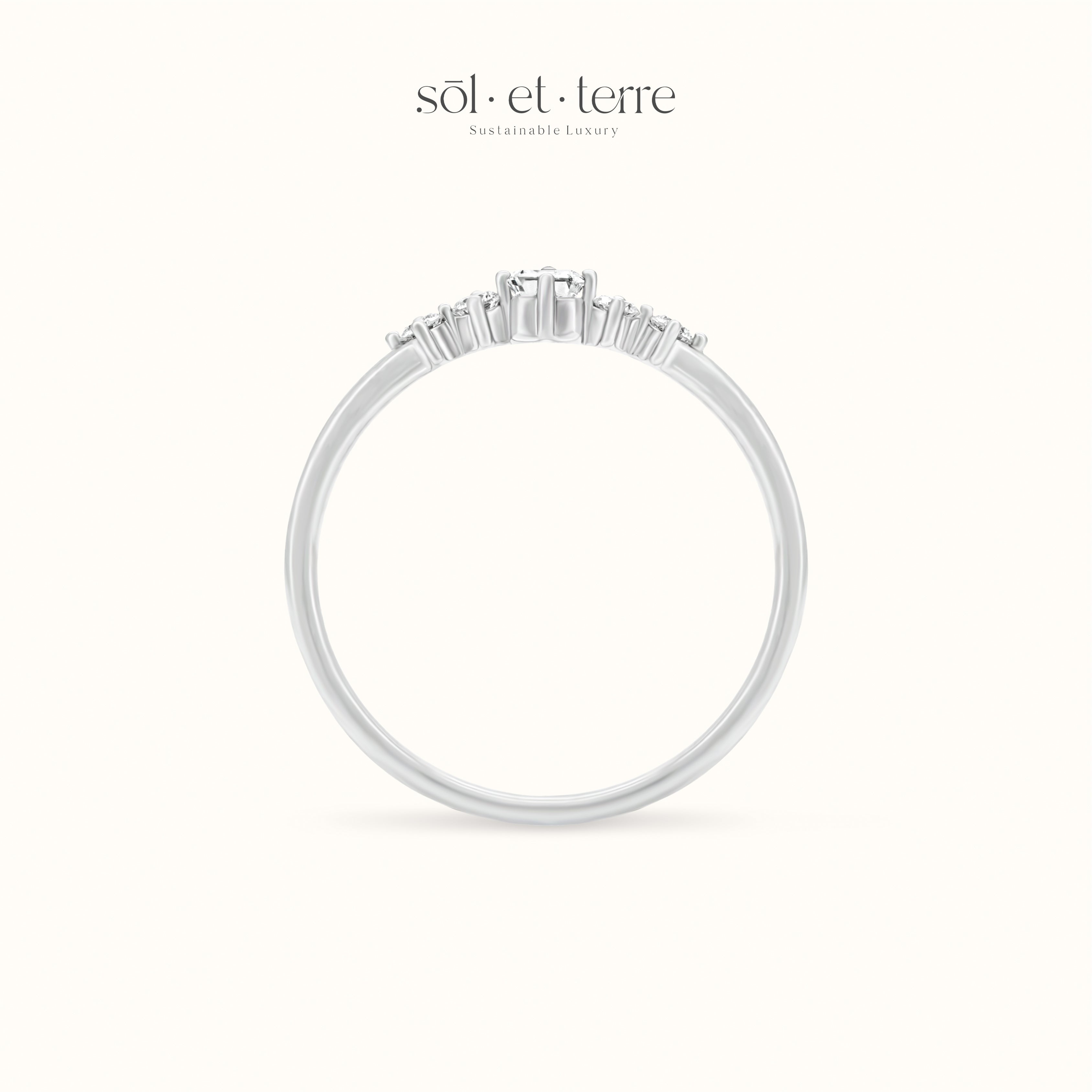 Petite Emerald Dotted Band | Sol et Terre