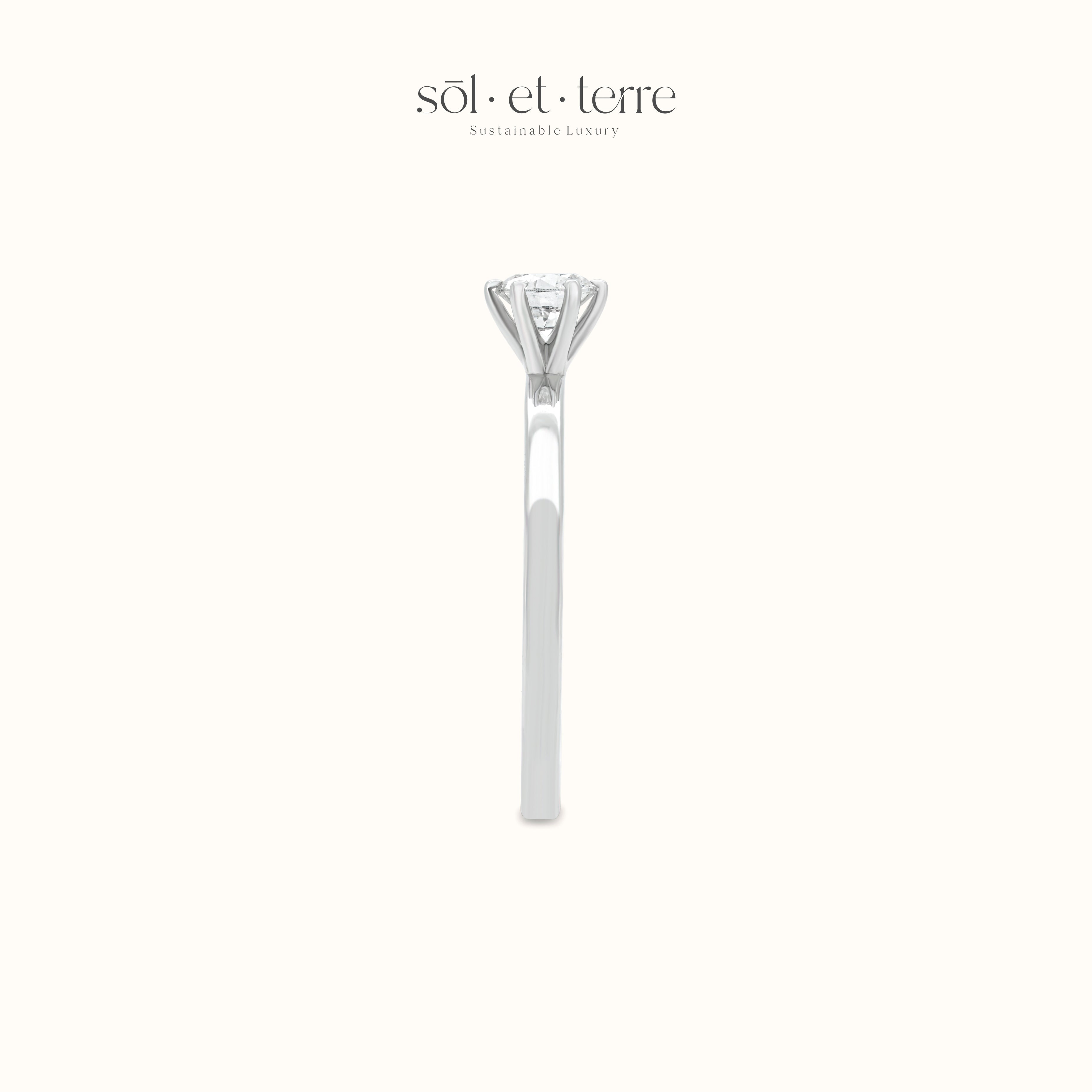 Round Diamond With Six Prong | Sol et Terre