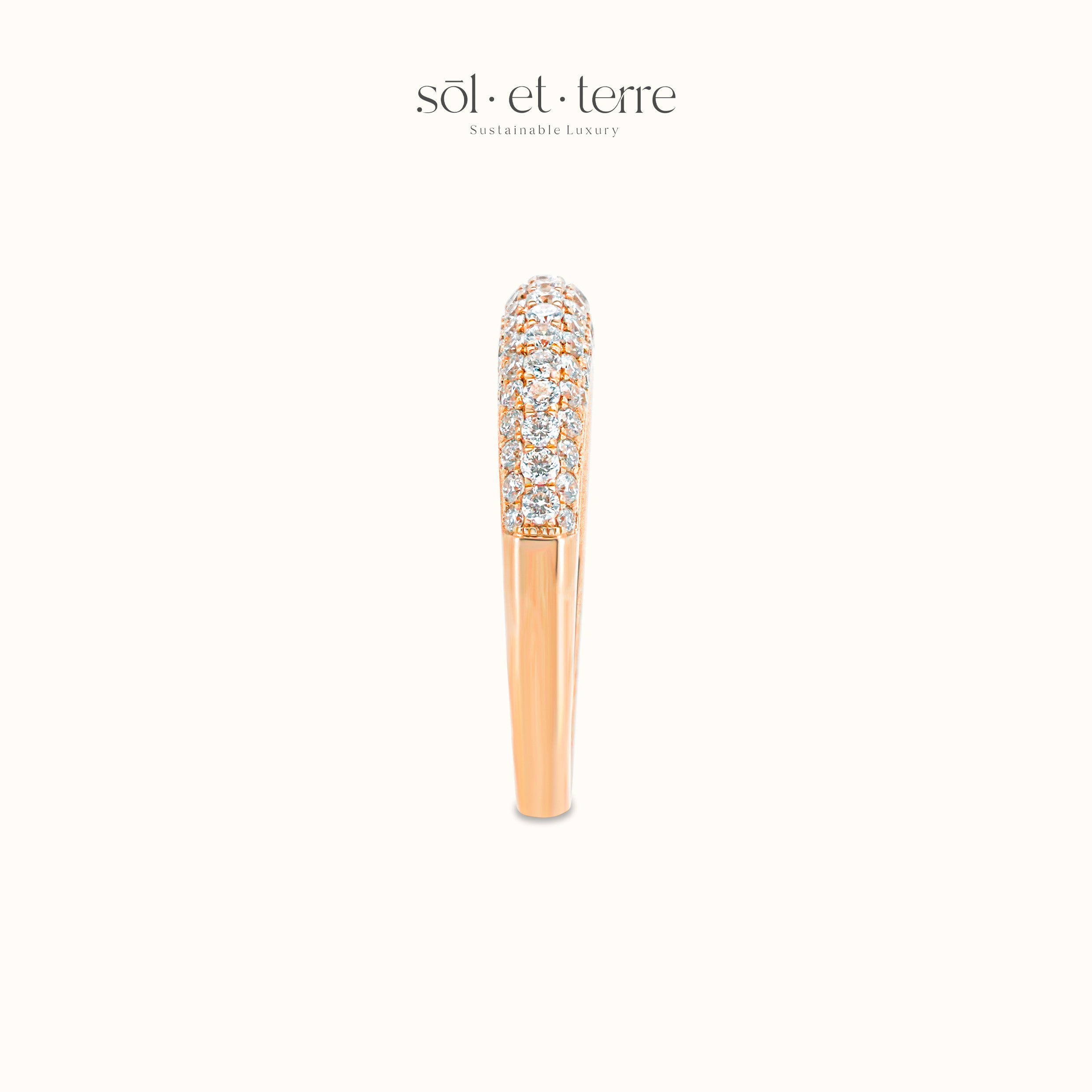 Cloud Sparkle Diamond Ring | Sol et Terre