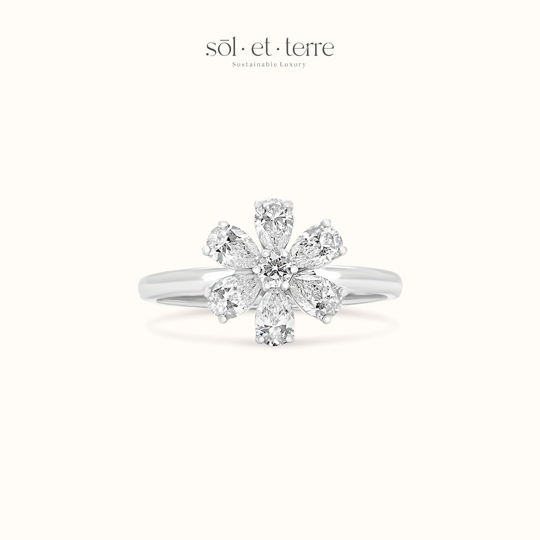 Fleur Diamond Ring | Sol et Terre