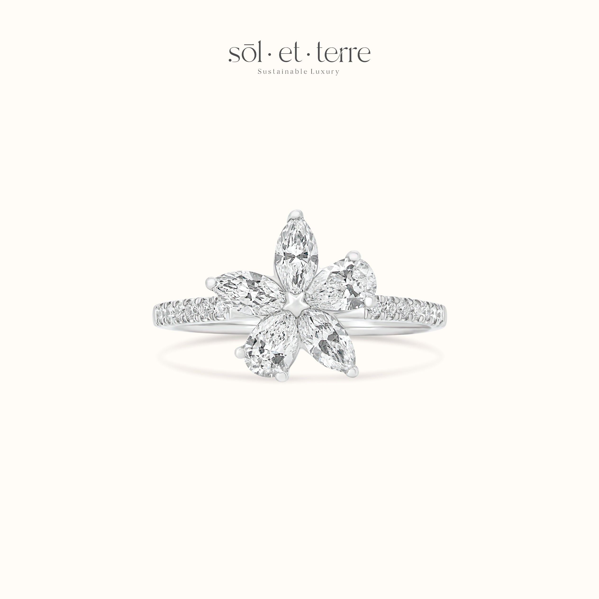 Fleur Diamond Ring | Sol et Terre