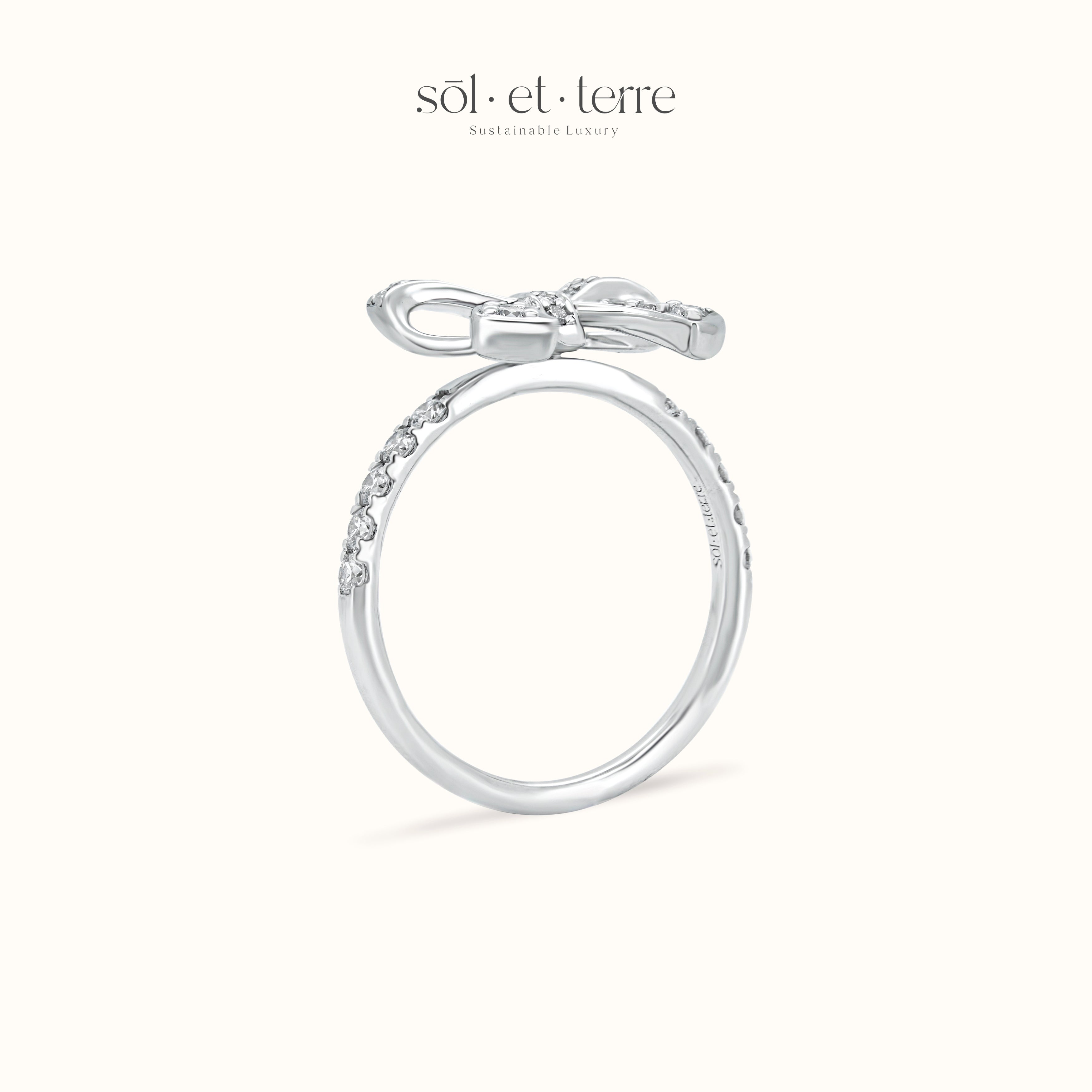 Ribbon Diamond Ring | Sol et Terre