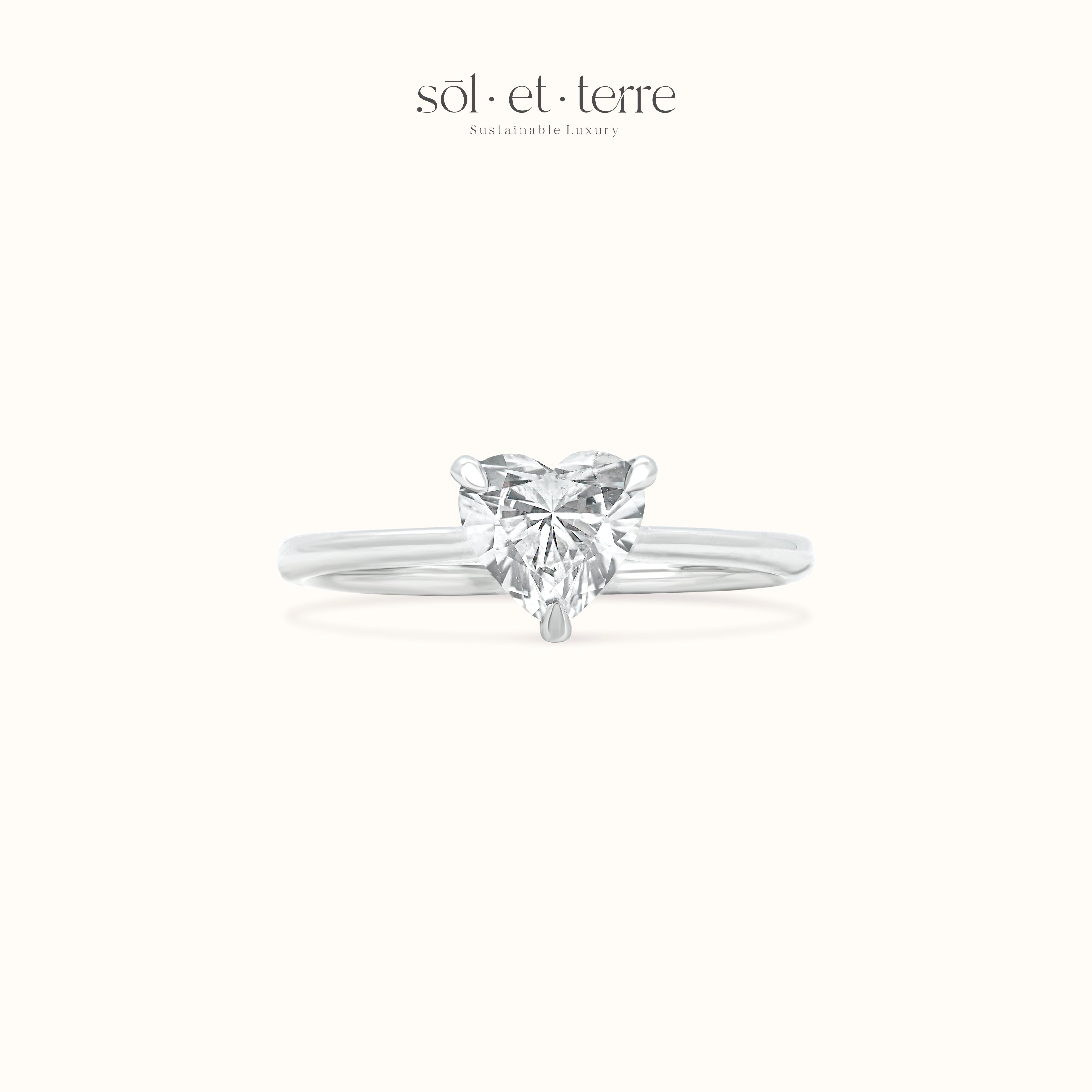 Heart Diamond Solitaire | Sol et Terre