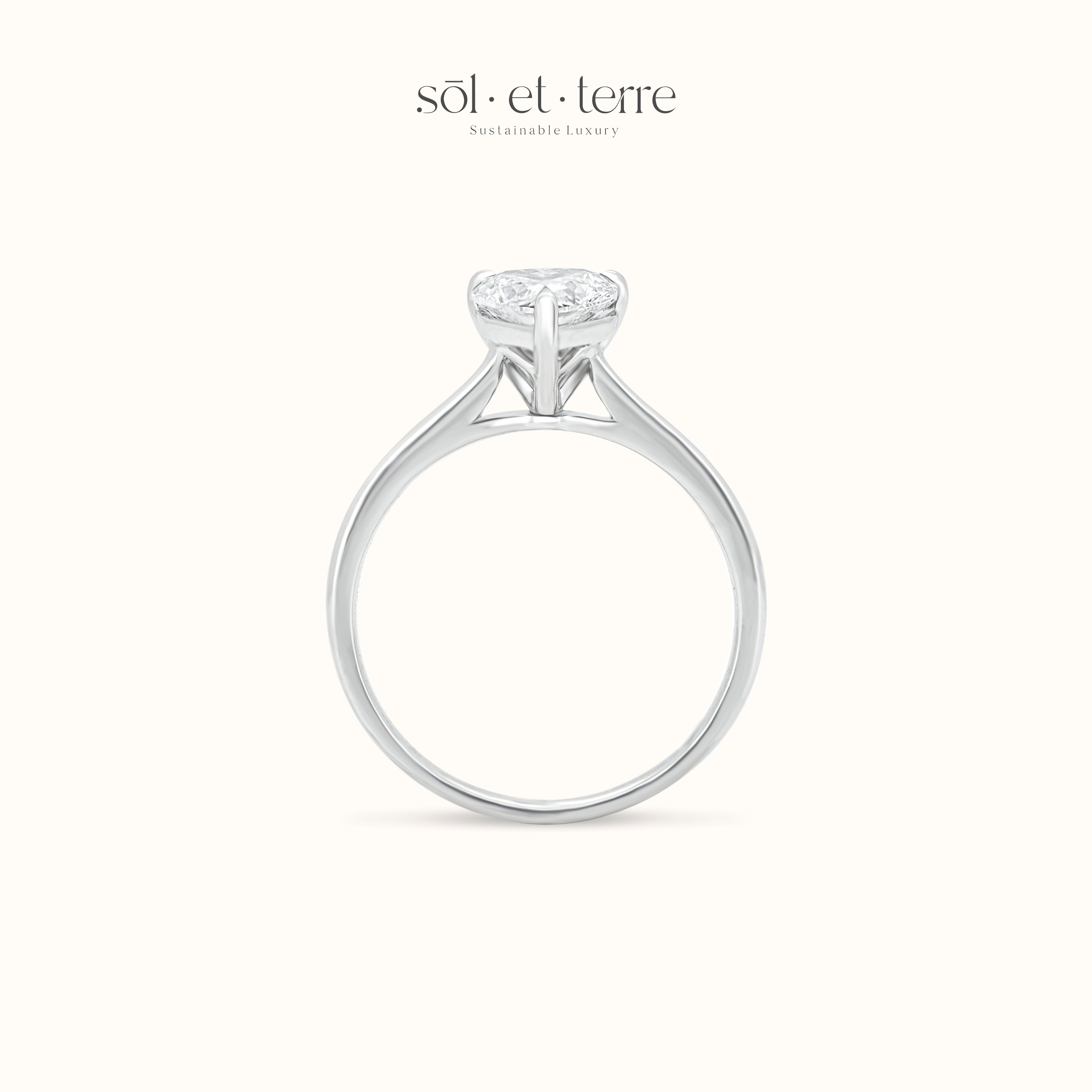 Heart Diamond Solitaire | Sol et Terre