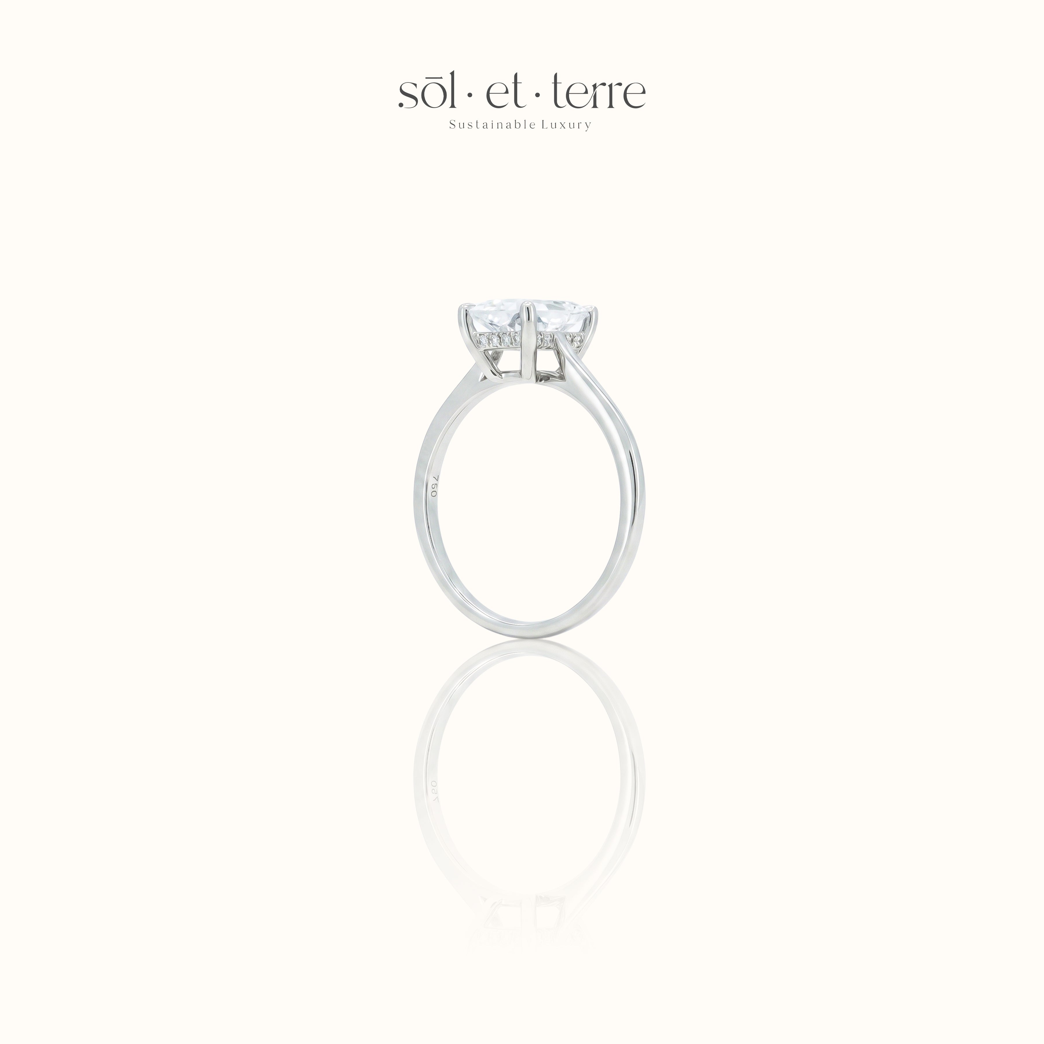 Radiant Diamond Ring | Sol et Terre