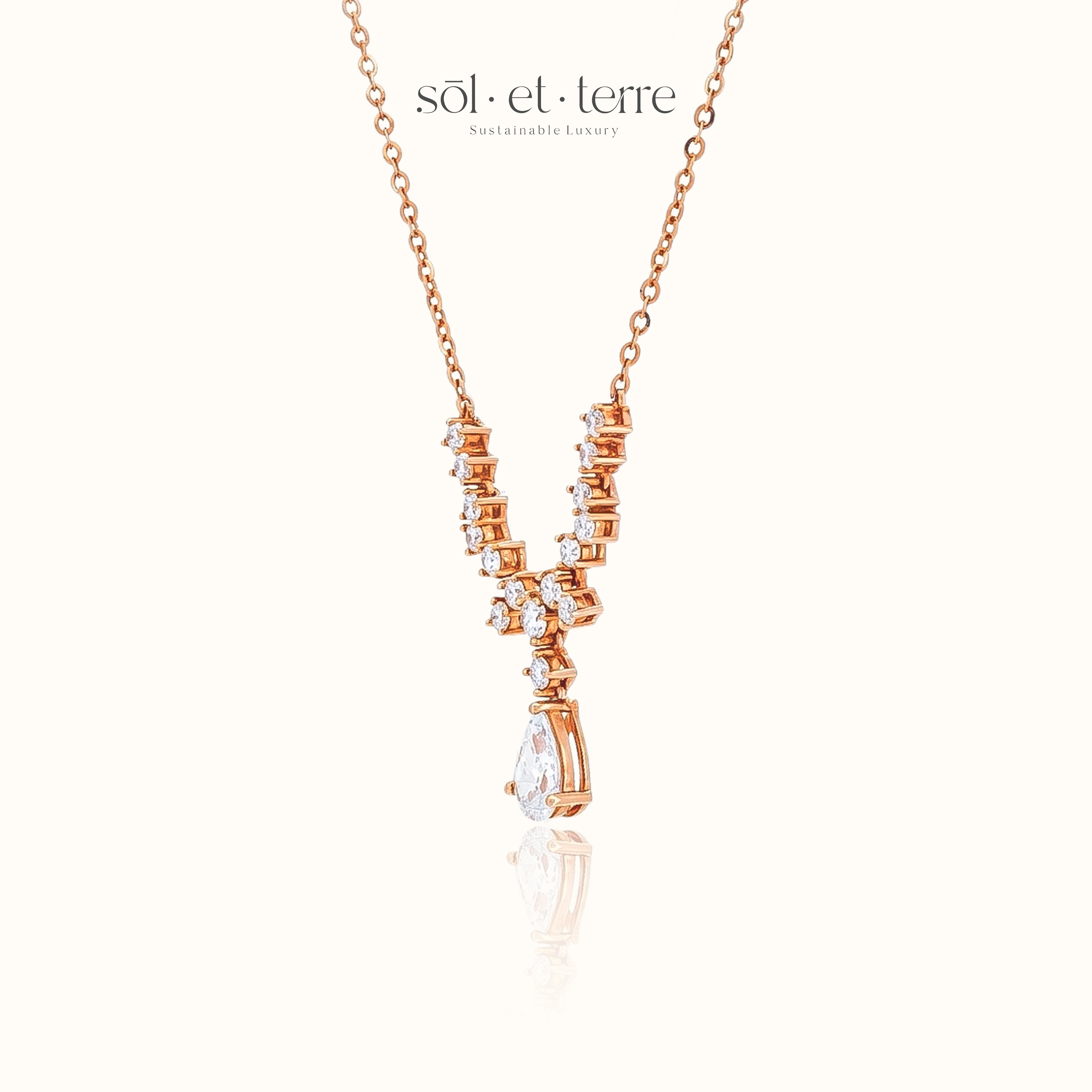 Stardust Diamond Necklace | Sol et Terre
