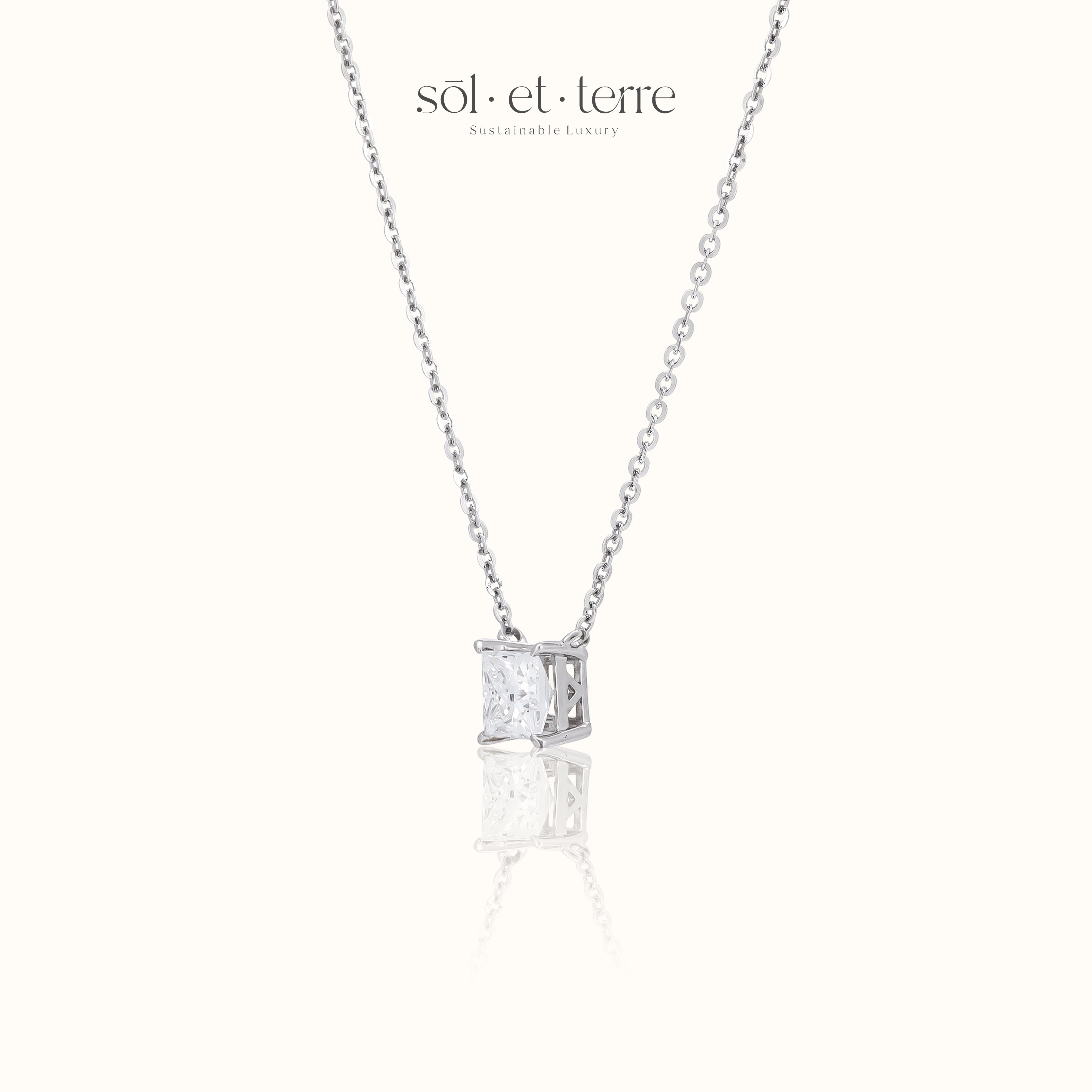 Princess Diamond Necklace | Sol et Terre