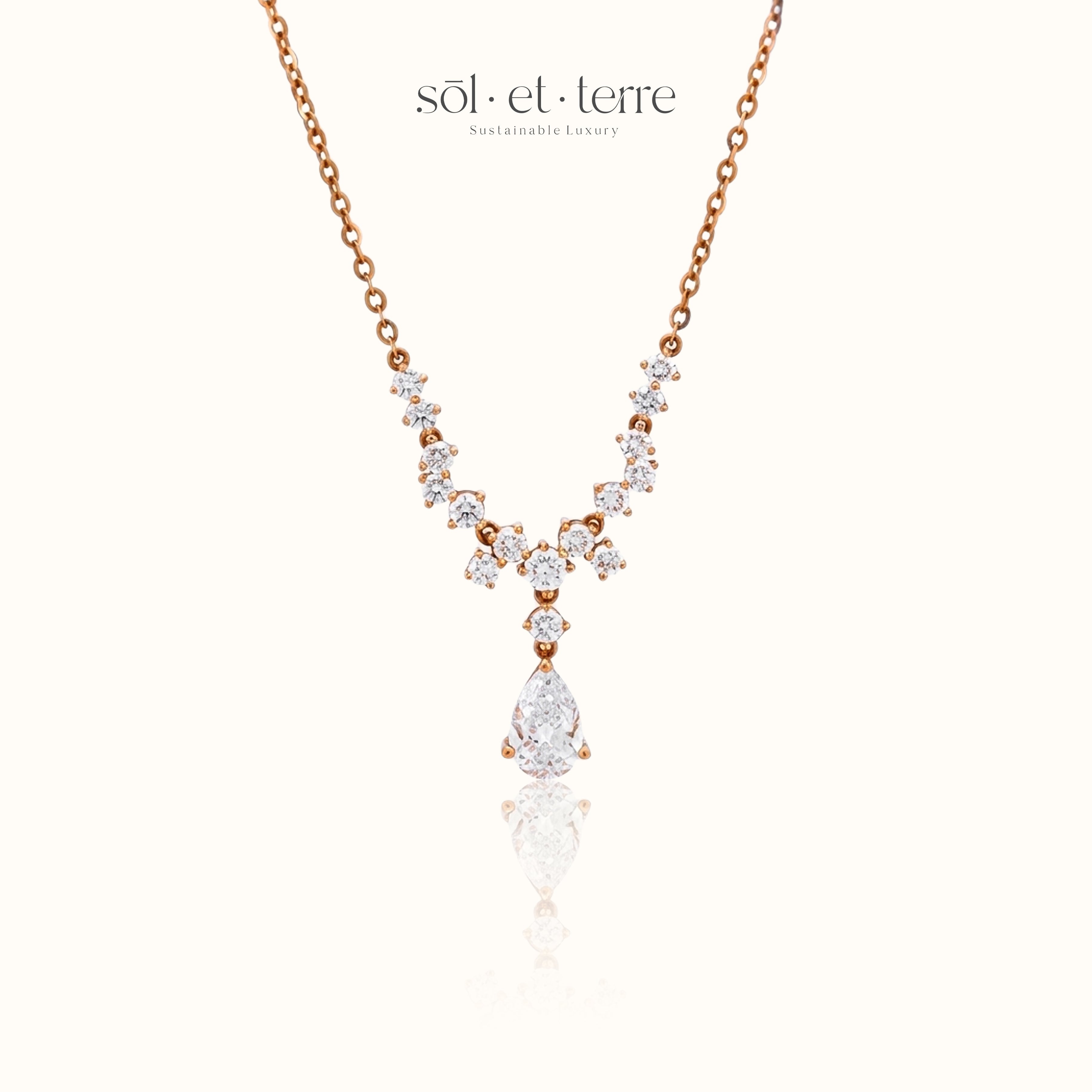 Stardust Diamond Necklace | Sol et Terre