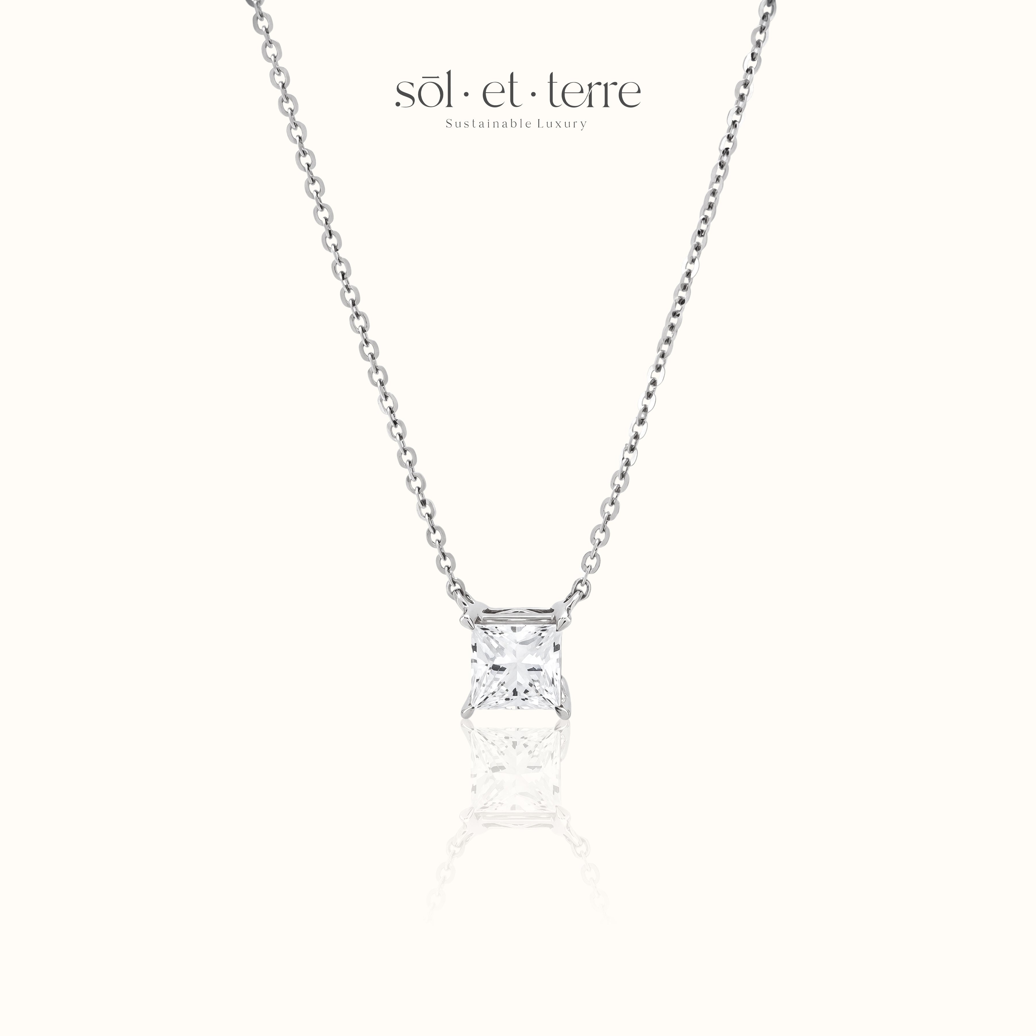 Princess Diamond Necklace | Sol et Terre