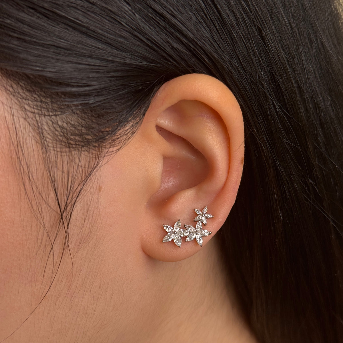 Trio Floral Ear Crawlers | Sol et Terre