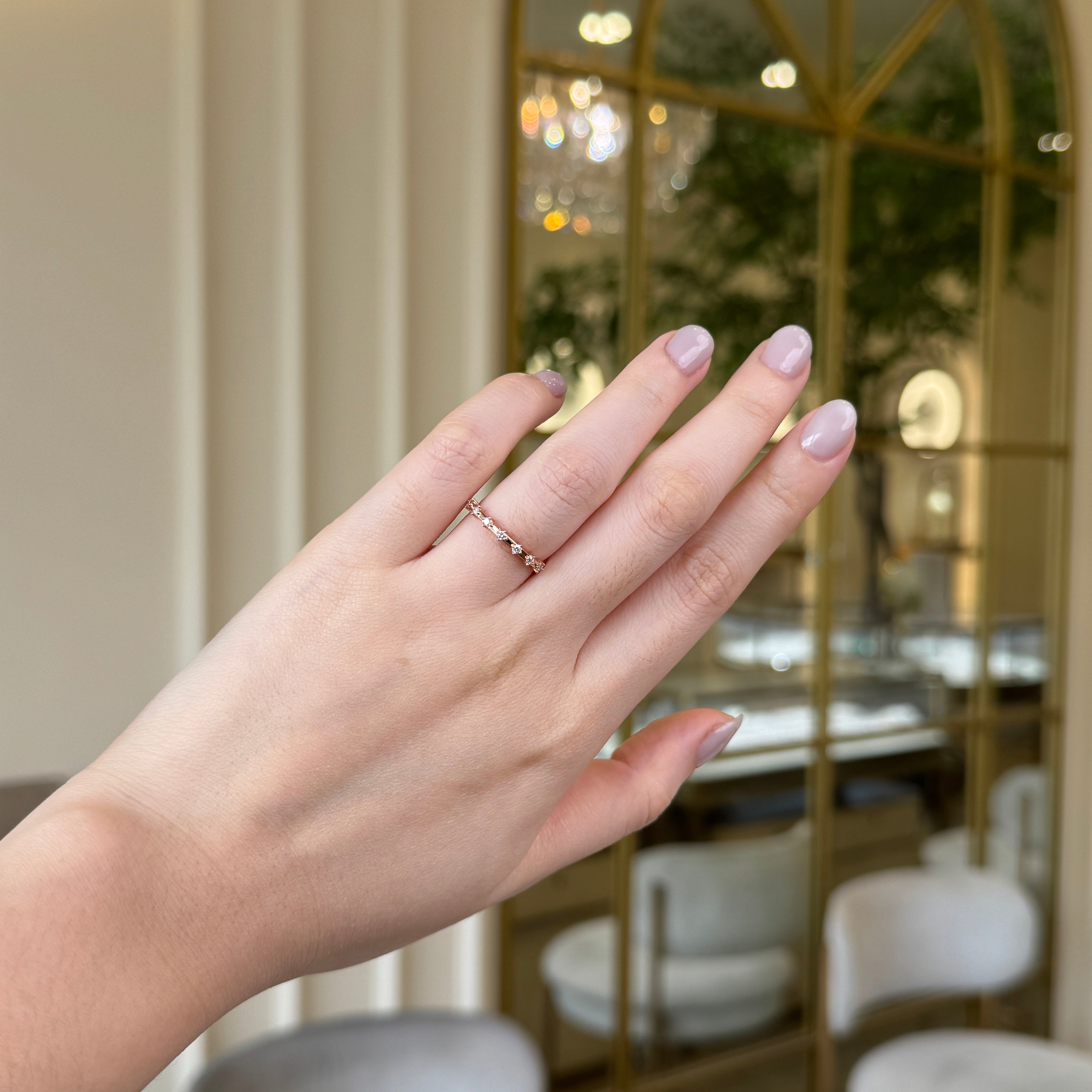 Spaced Dotted Diamond Listring | Sol et Terre