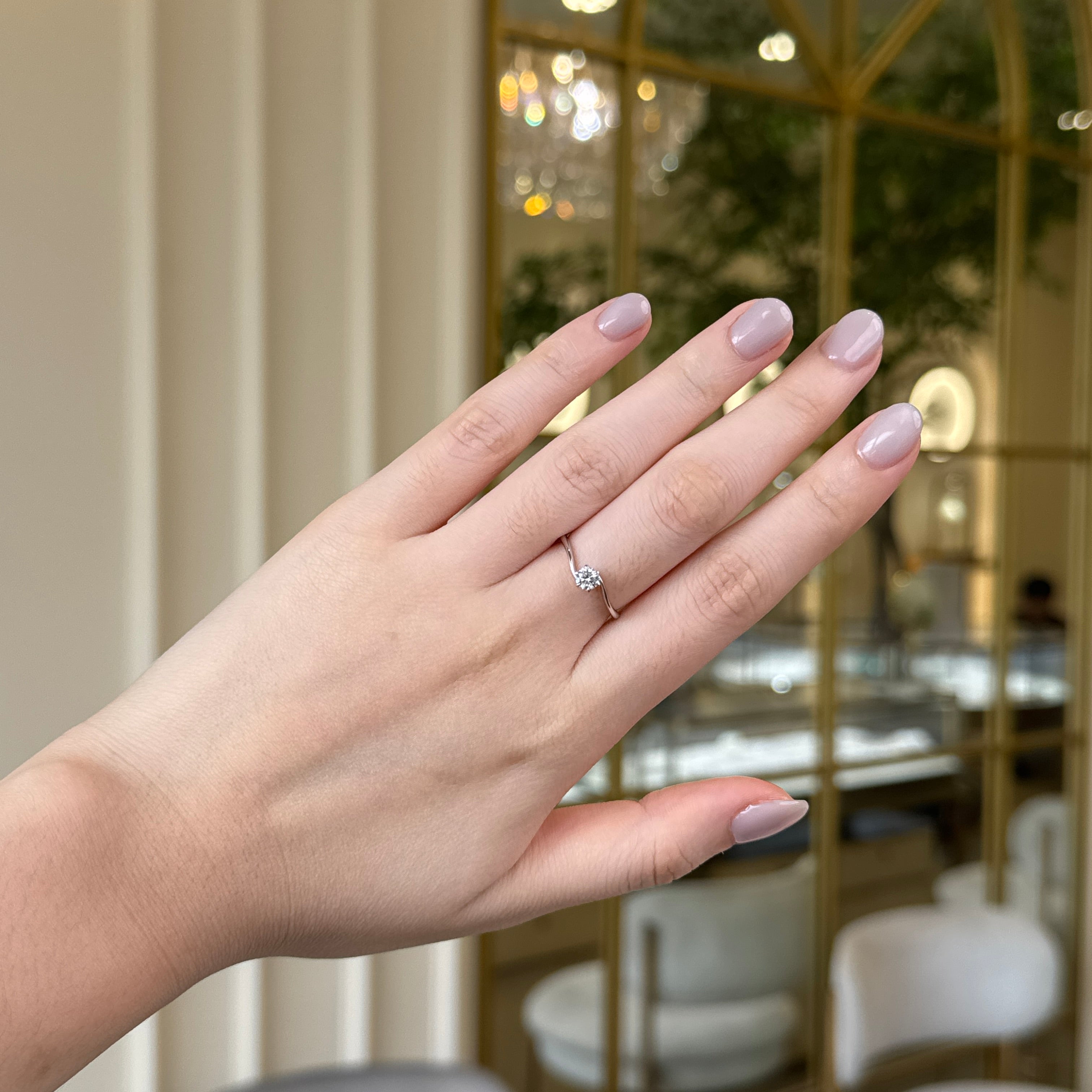 Round Diamond with Twisted Band | Sol et Terre