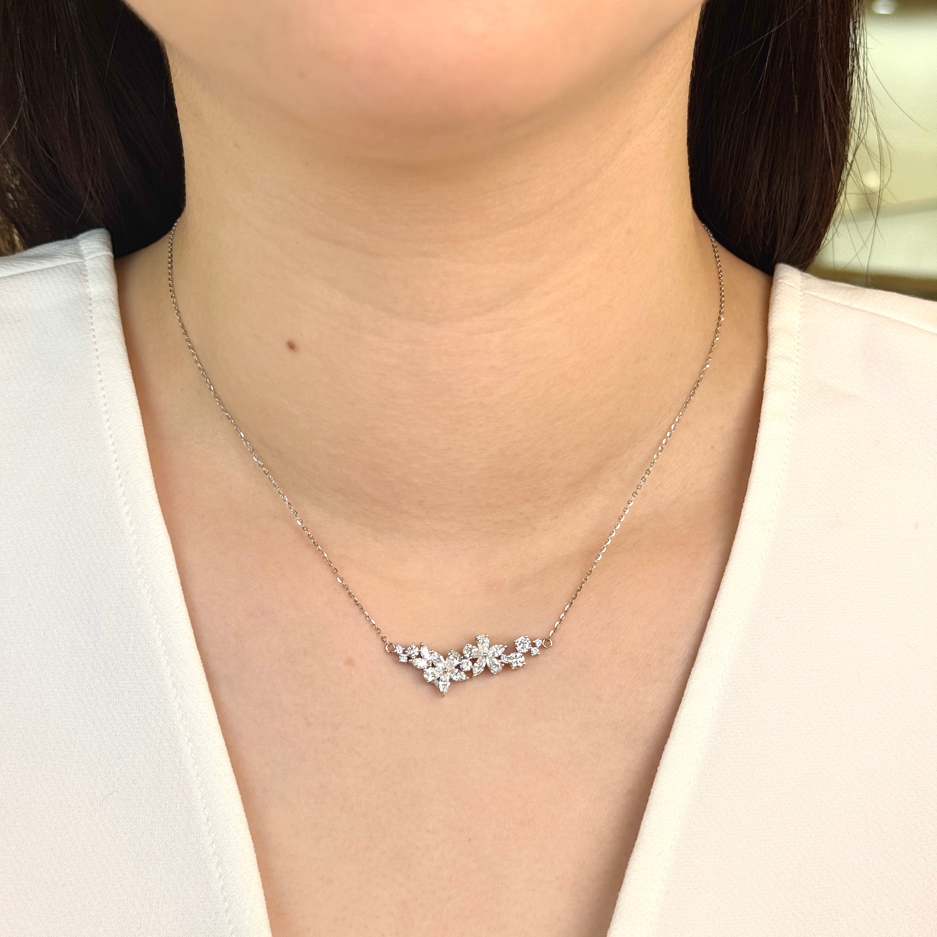 Fleur Garden Diamond Pendant | Sol et Terre
