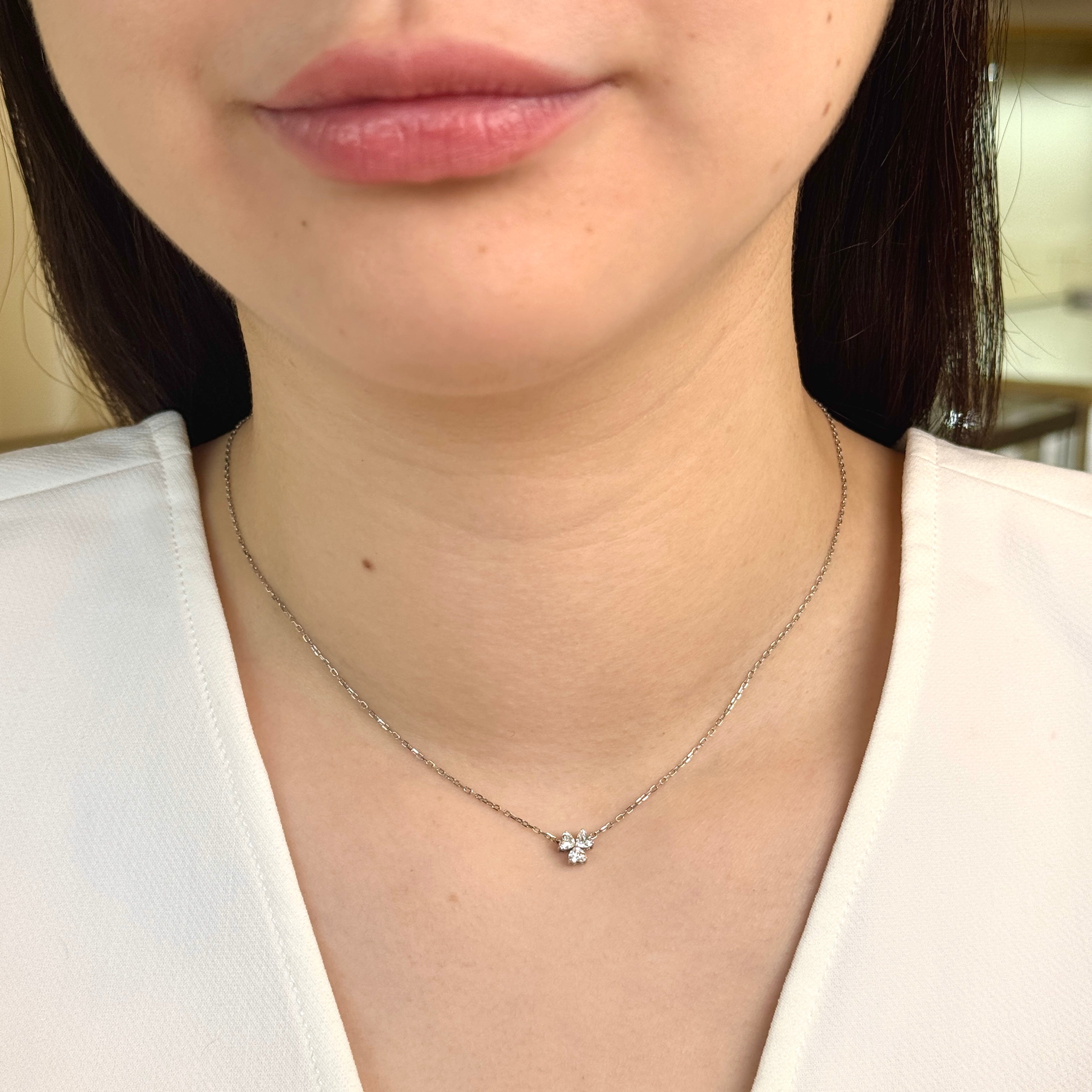 Trio Hearts Clover Pendant | Sol et Terre