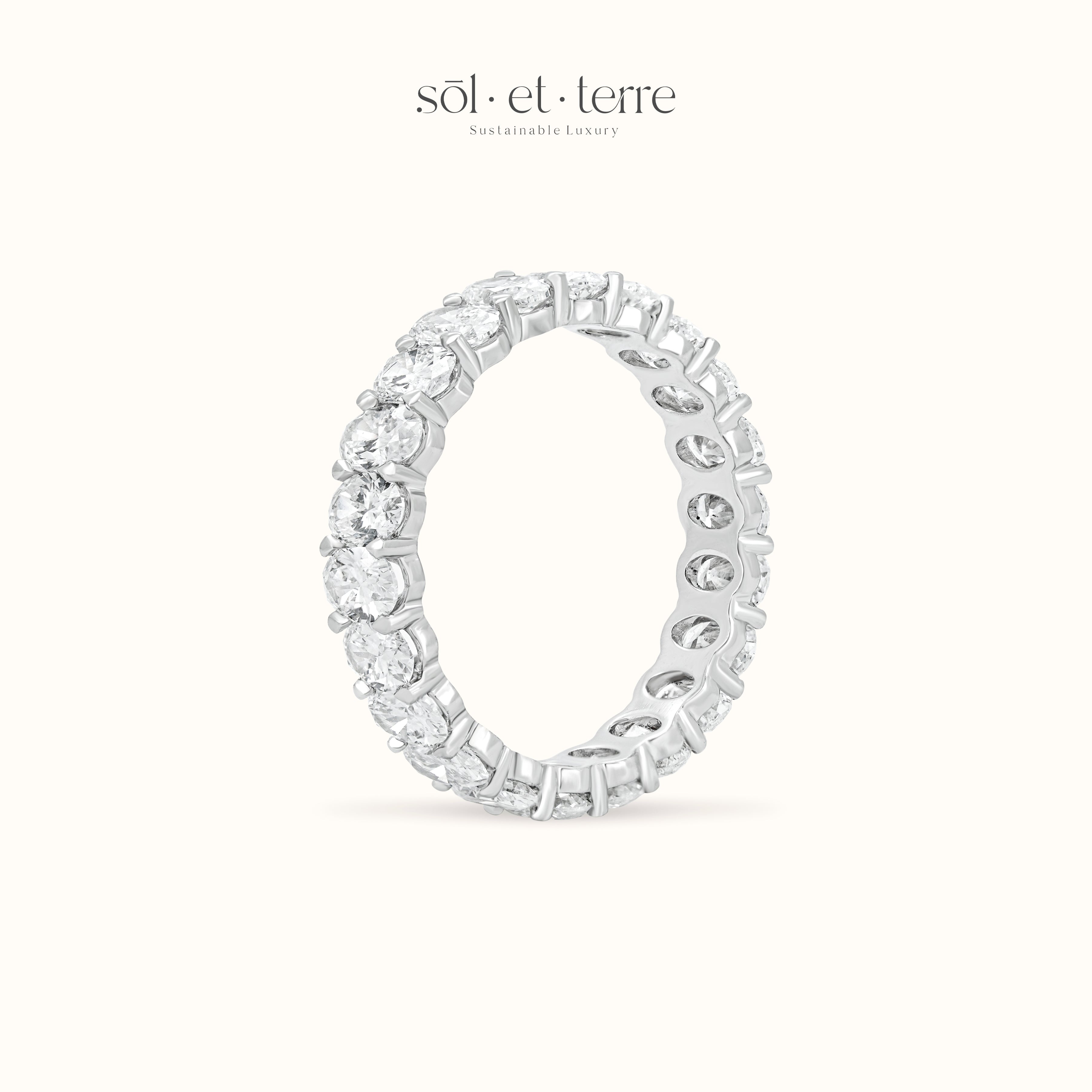 Oval Eternity Ring | Sol et Terre