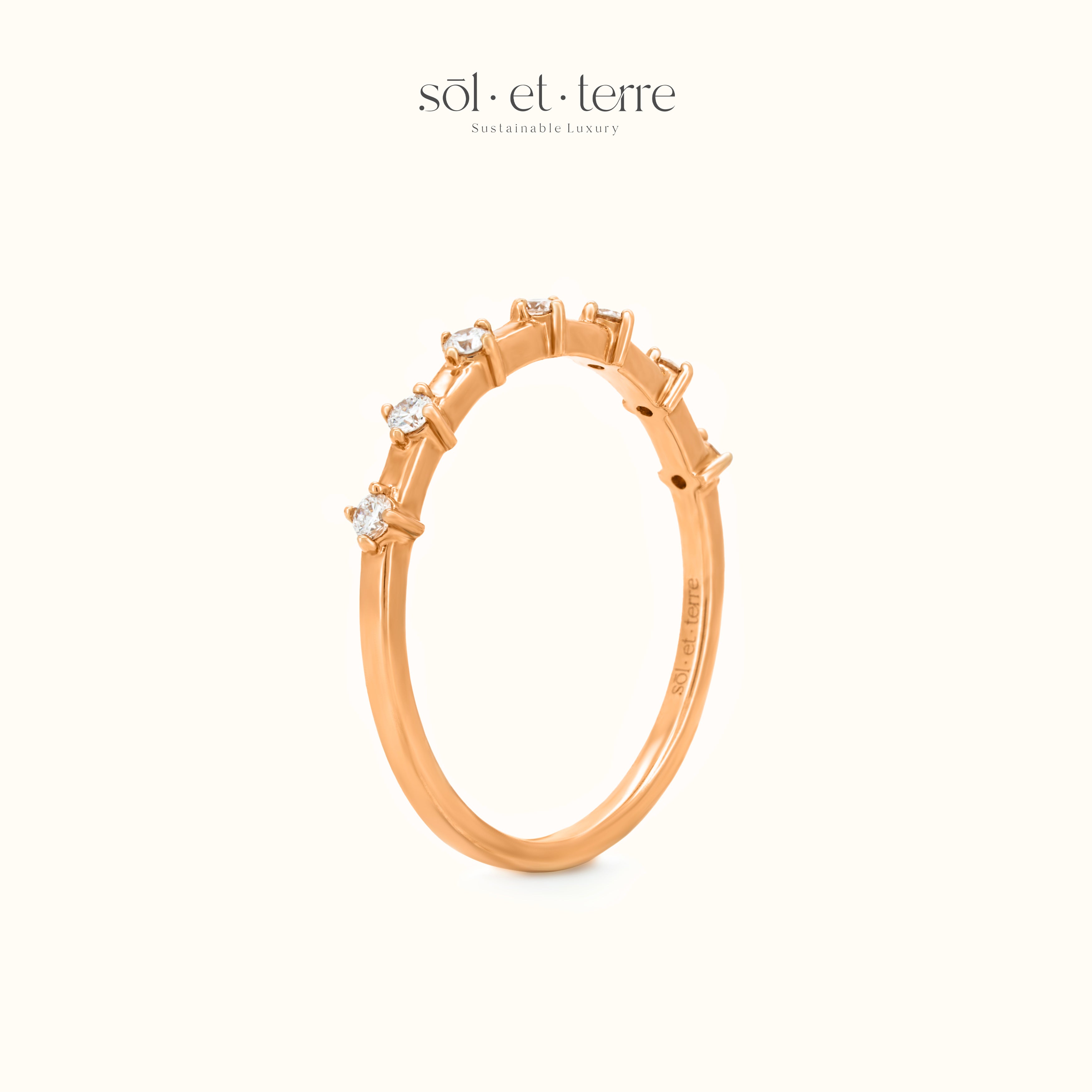 Spaced Dotted Diamond Listring | Sol et Terre
