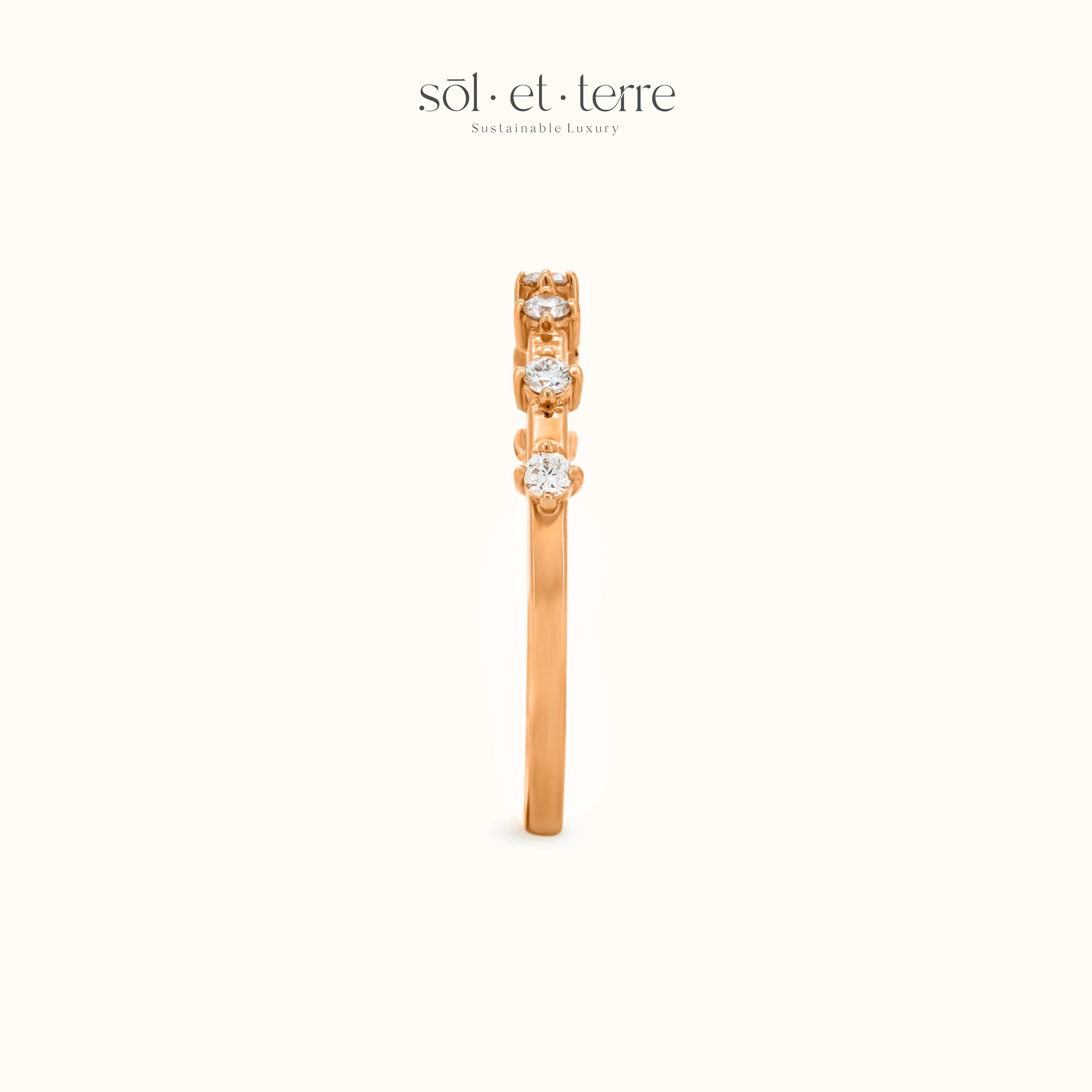 Spaced Dotted Diamond Listring | Sol et Terre