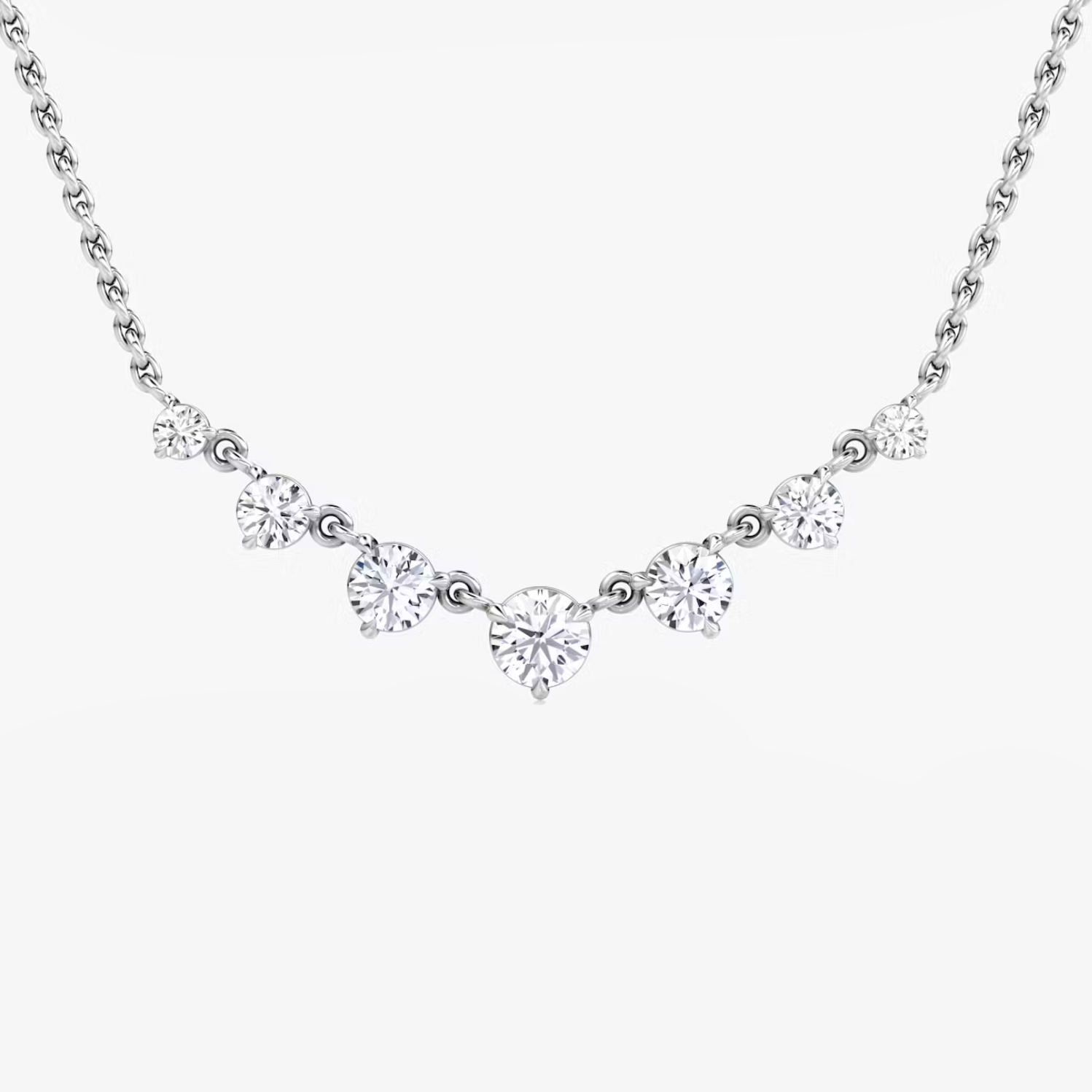 Dotted Round Diamonds Necklace | Sol et Terre