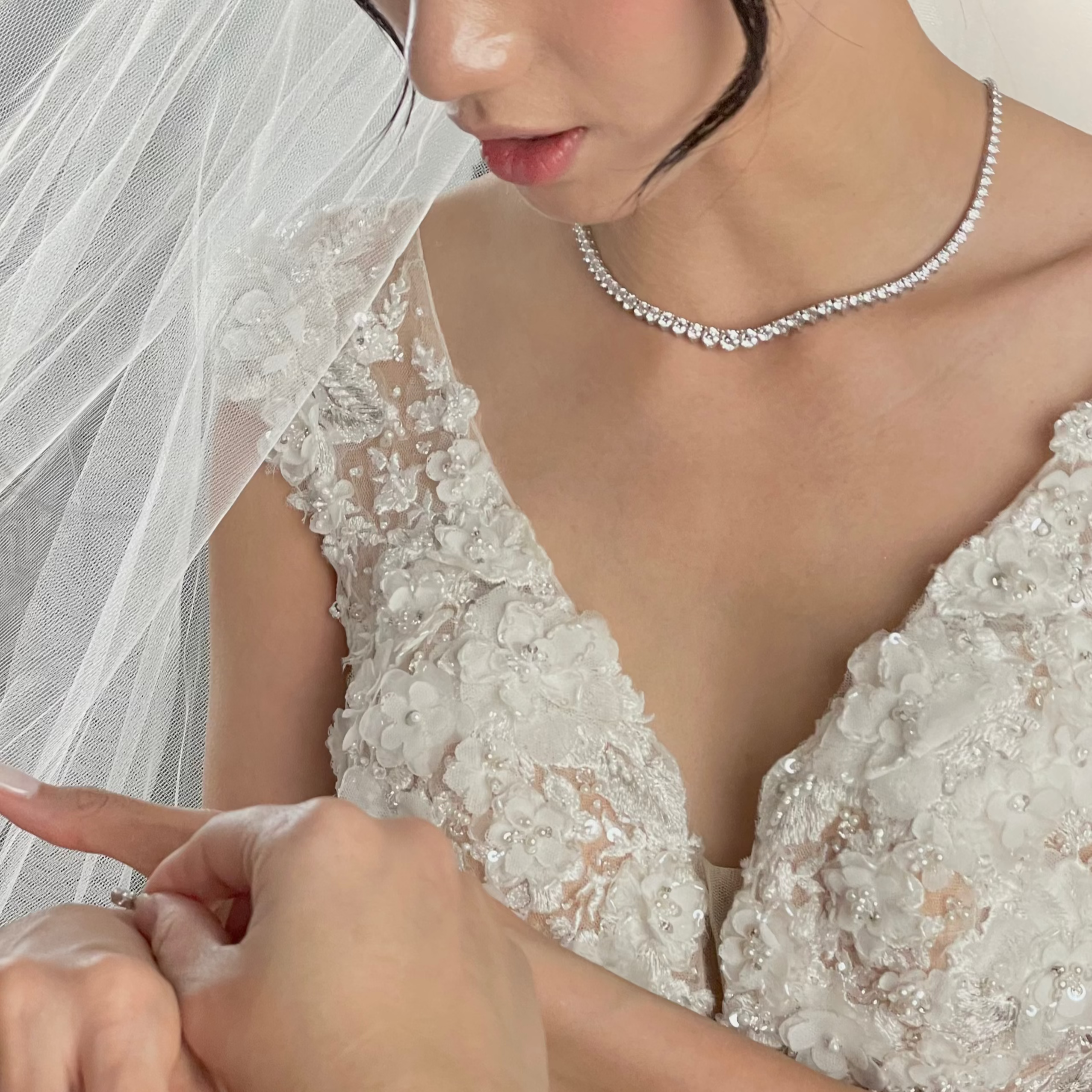 Diamond Engagement Ring and Diamond Wedding Ring